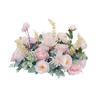 Pastorales Seidenblumenarrangement für Wohnzimmer oder Esstisch-Dekoration