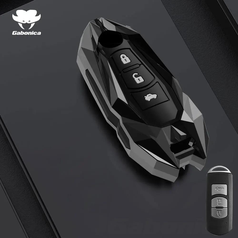 Key Case for Car New 2 3 Buttons Zinc alloy Car Key Fob Case Cover For Mazda 2 3 6 Atenza Axela Demio CX30 CX-4 CX-5 CX5 CX-3 C