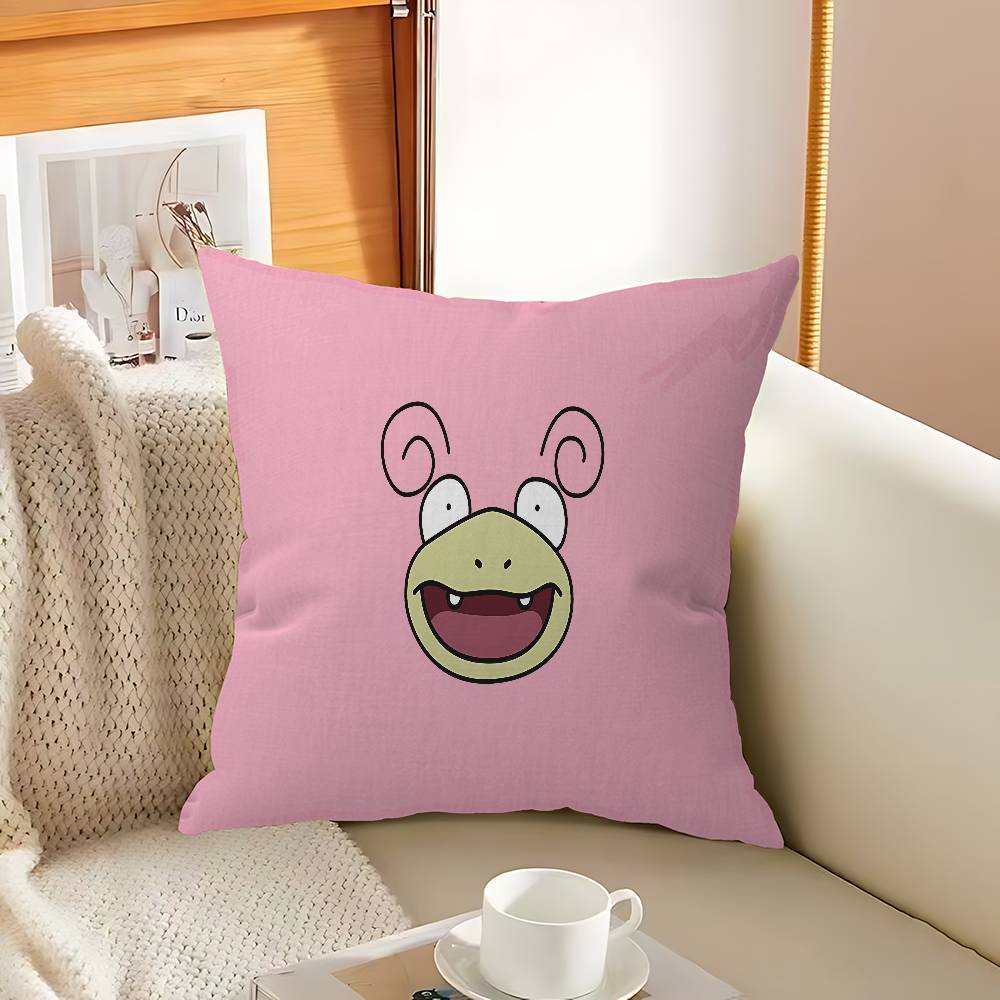 Japan Anime P-Pokemons Cushion Cover Pillowcase Upholstery Sofa Throw Pillow Home Decor Pillowcas