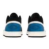 Jordan Air Jordan 1 Abrasion Resistant Breathable Low top Vintage Basketball Shoes Unisex Black White Blue 553558-081(Team537-)