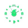 Luminous DIY Christmas Wall Clock: Creative Living Room Decoration