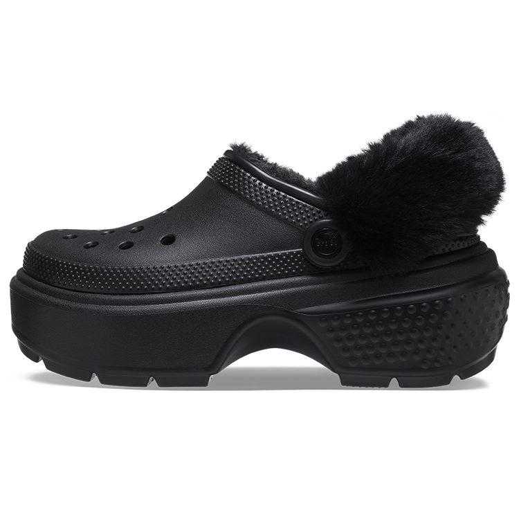 Crocs Stomp Lined Clogs 'Schwarz' Damen 208546-001 37-38 schwarz