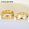 Rings for Couple Gold Engagement Ring for Men Women Wedding Jewelry