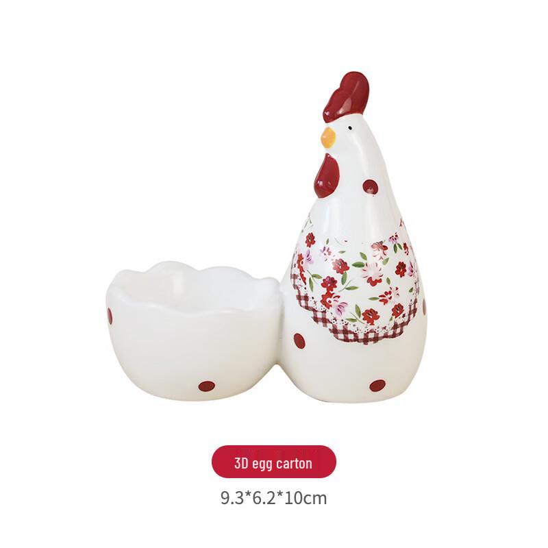 AQ Ceramic Cartoon Egg Holder Plate