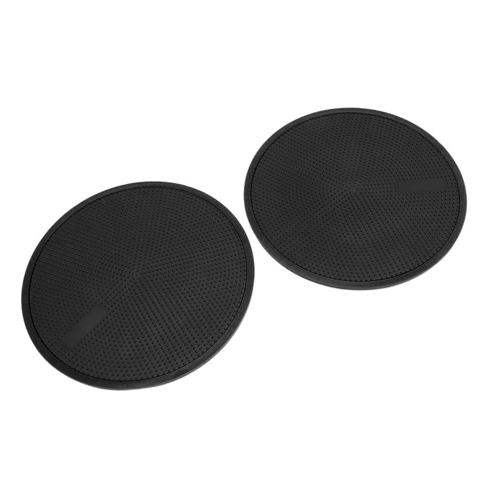1 Pair Exercise Sliders Professional Round Double Sided Protruding Point Fitness Sliders Fitness Discs for Carpet Hardwood Floor Black