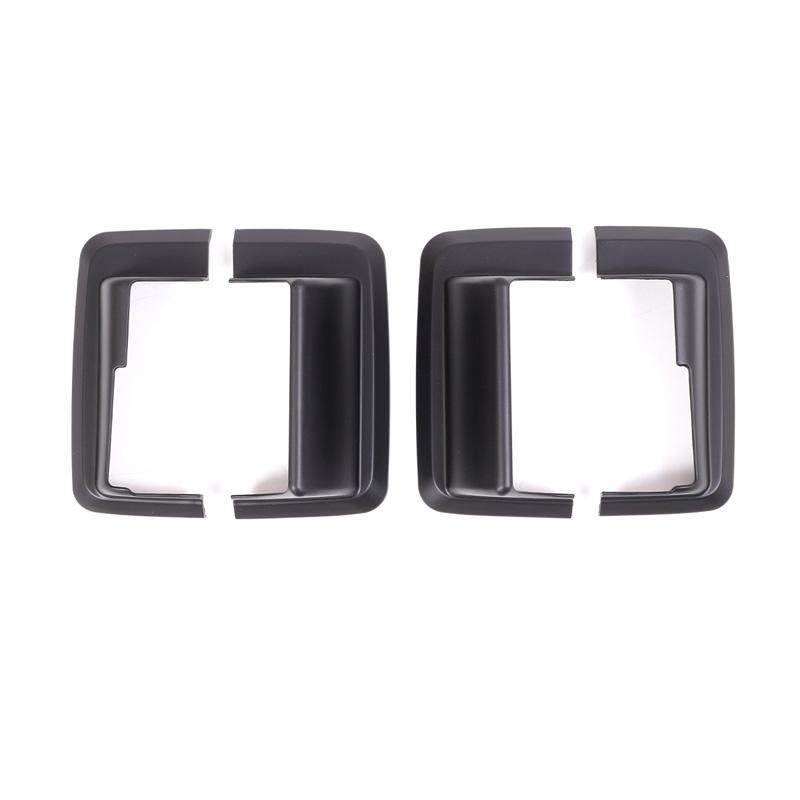 

ABS Matte Black Car Side Mirror Bottom Cover Decorative Sticker For Hummer H3 2005-2009 Car Exterior Accessories матовый черный