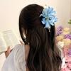 Fermagli per capelli a forma di fiore di giglio per donne ragazze Barretta Clip a pinza di granchio Fermagli per capelli per coda di cavallo Copricapo da bagno spiaggia Accessori per capelli