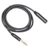 Gold-Plated All-Copper Shielded 6.35mm Stereo Noise-Reducing Guitar/Organ Audio Extension Cable (Male to Female)