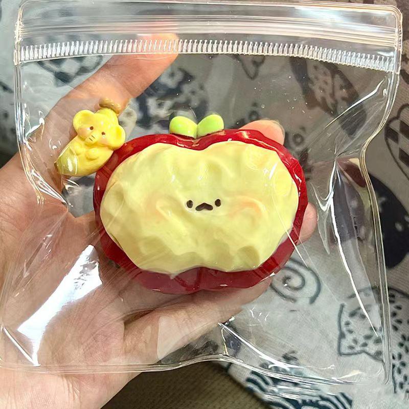 

Красное яблоко клубника яичный тарт клубничный крем батончик сквиши игрушка для снятия стресса сенсорная игрушка для детей взрослых снятие тревоги расслабление