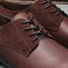 Genuine Leather Men Derby Shoes Thick Sole Men Casual Shoes Men Leather Shoes
