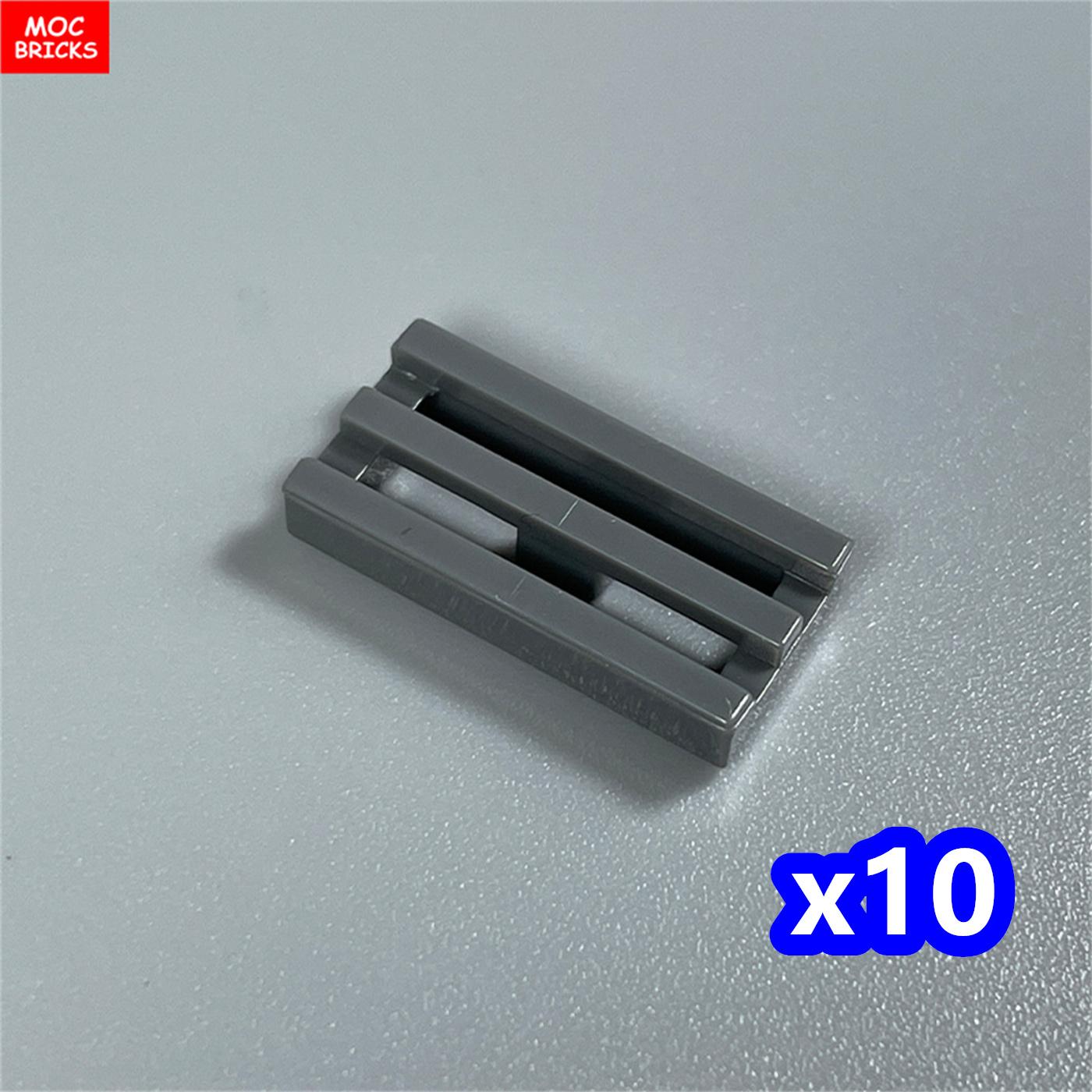 

Non-Toxic 10Pcs/Lot Moc Bricks Tile Modified 1 X 2 Grille With Bottom Groove Lip 15561 2412B 30244 Building Blocks Diy Toys Kids Gifts