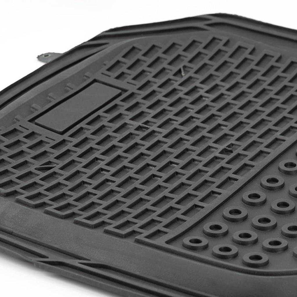 Suzuki Alto Works HA36S Dedicated 3D Floor Mat, Black, Waterproof, Anti-Slip, Stain/Abrasion Resistant, Easy