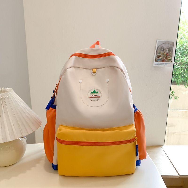 

Student Good-looking Schoolbag Girl Beautiful Grade 3 to Grade 6 Large Capacity Burden Reduction Spine Protection Super Lightweight Soft Simplicity Yellow (without pendant)