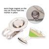 Durable Metal Golf Mini Magnetic Ball Marker Golfer Hat Visor Clip Accessory (2#)