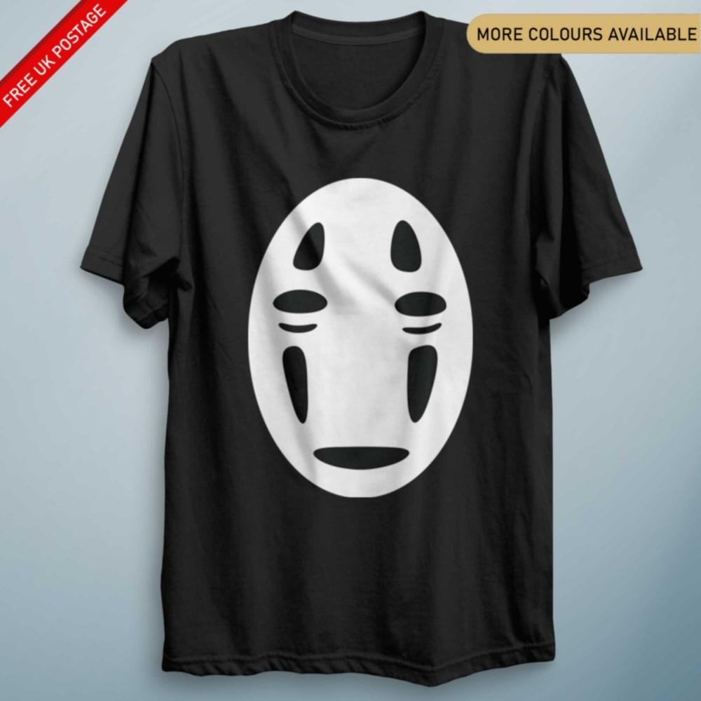 Studio Ghibli Inspired No Face Anime T Shirt Top Funny Cute Gift
