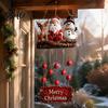 Weather Resistant Garden Bells Christmas Santa Wind Chime, Festive Hanging Ornament, Claus Snowman Elk Holiday Yard Ornaments for Home Chime