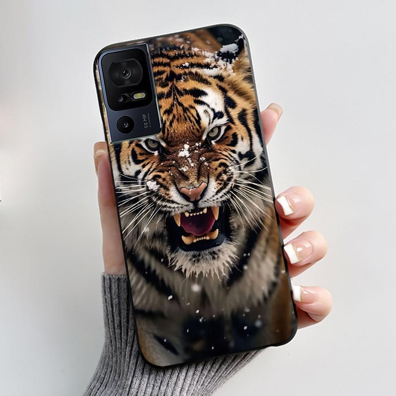 Phone Case For TCL 40 SE 40SE 40 XL 40R 40XL 40T Case Luxury Cute Cool Cartoon Black Soft Silicone Cover Protective Shell Coque