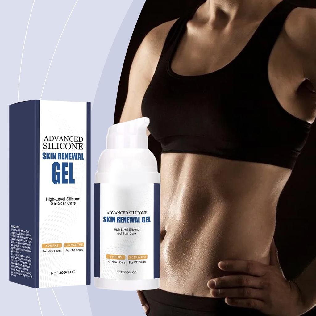 Advanced Silicone Skin Gel Gentle Moisturizing And Lightening Stretch Marks Lighten Fine Lines And Remove Skin Smoothing Gel,30g