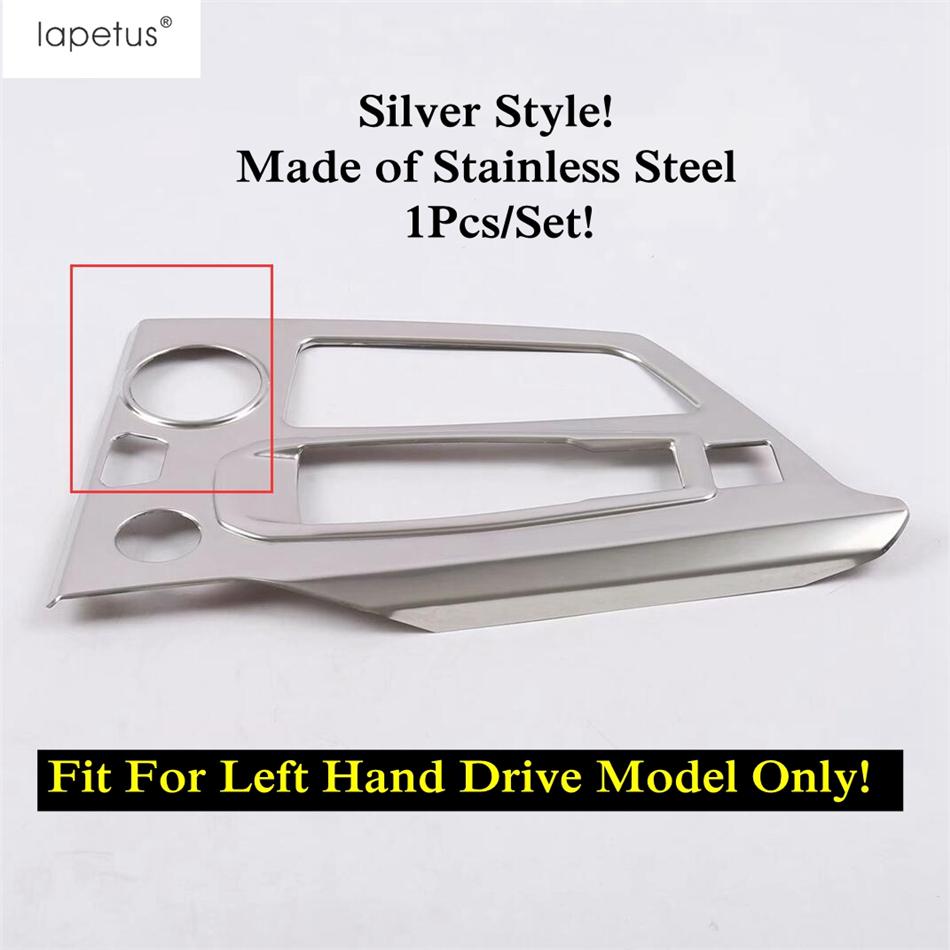 

Center Control Shift Gear Panel Storage Box Frame Decor Cover Trim Fit For Peugeot 3008 5008 GT 2017 - Accessories Interior G -Stainless Steel