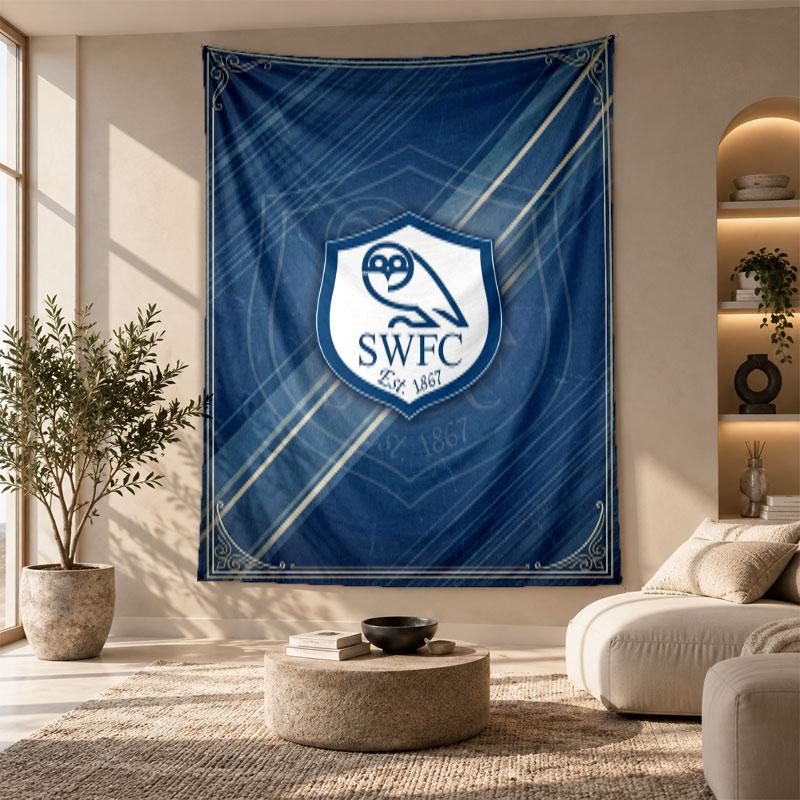 Decorative Tapestry,Sheffield Wednesday Printed Wall Art, Lightweight Wall Hanging For Bedroom Background