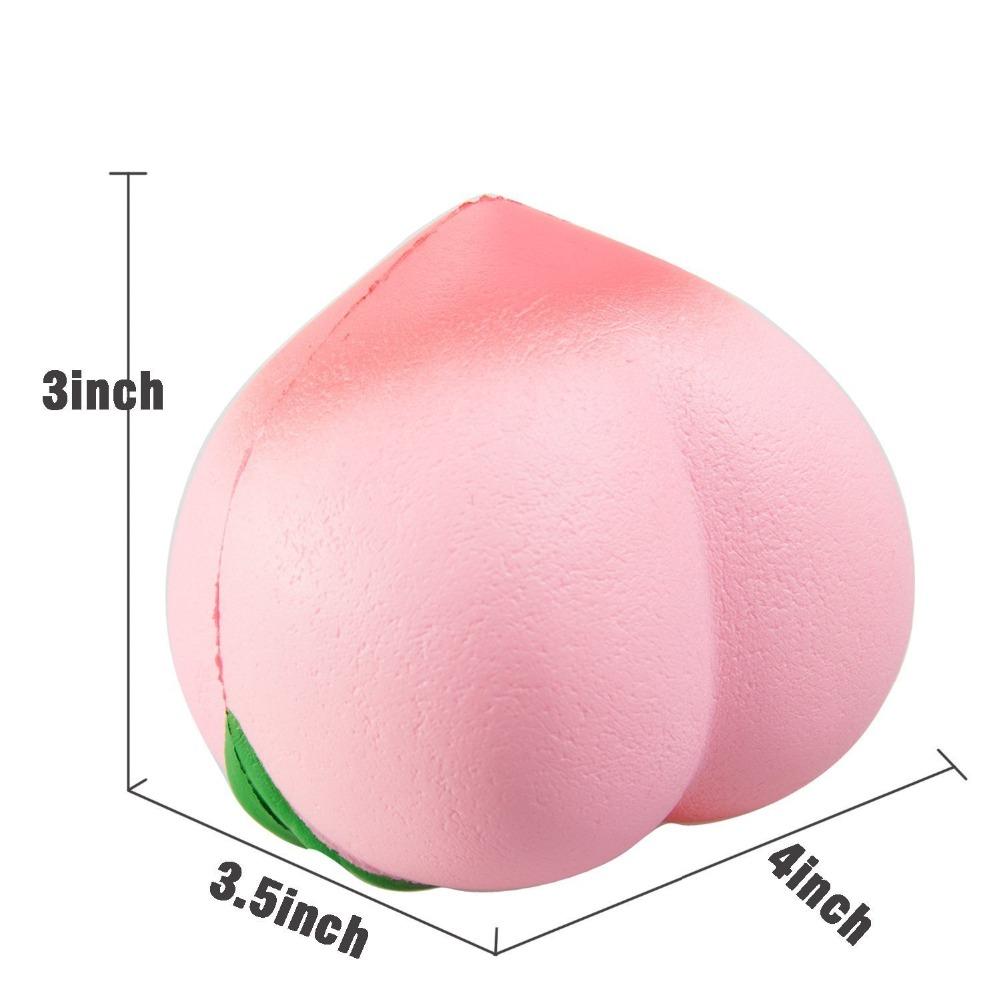 1pc 10CM Jumbo Slow Rising Peach Squishies Toys Kawaii Fruit Squishies Cream Scented Toys for Kids and Adults