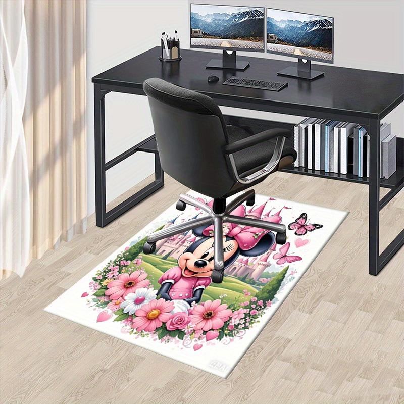 

3D Printed Minnie Princess,Castle,Flowers Anti-Slip Rug - Machine Washable Office Rug for Living Room, Bedroom, Office - Multiple Sizes 60cm by 90cm