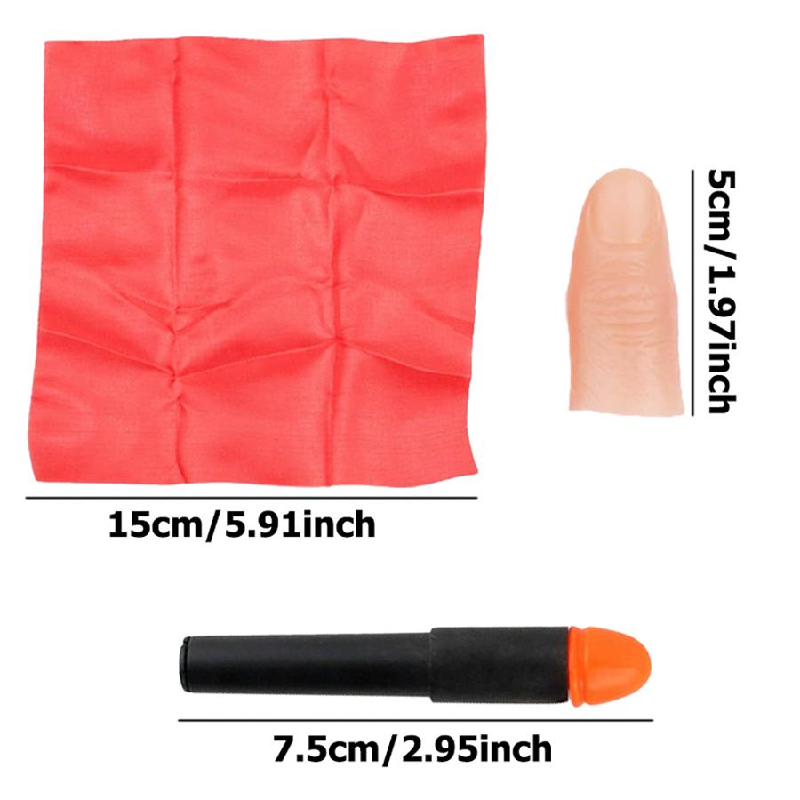 Magic Combination Set Silk Scarf Disappearing Magic Tricks Kit Assorted Props for Amazing Stage Performance Close-up Magic
