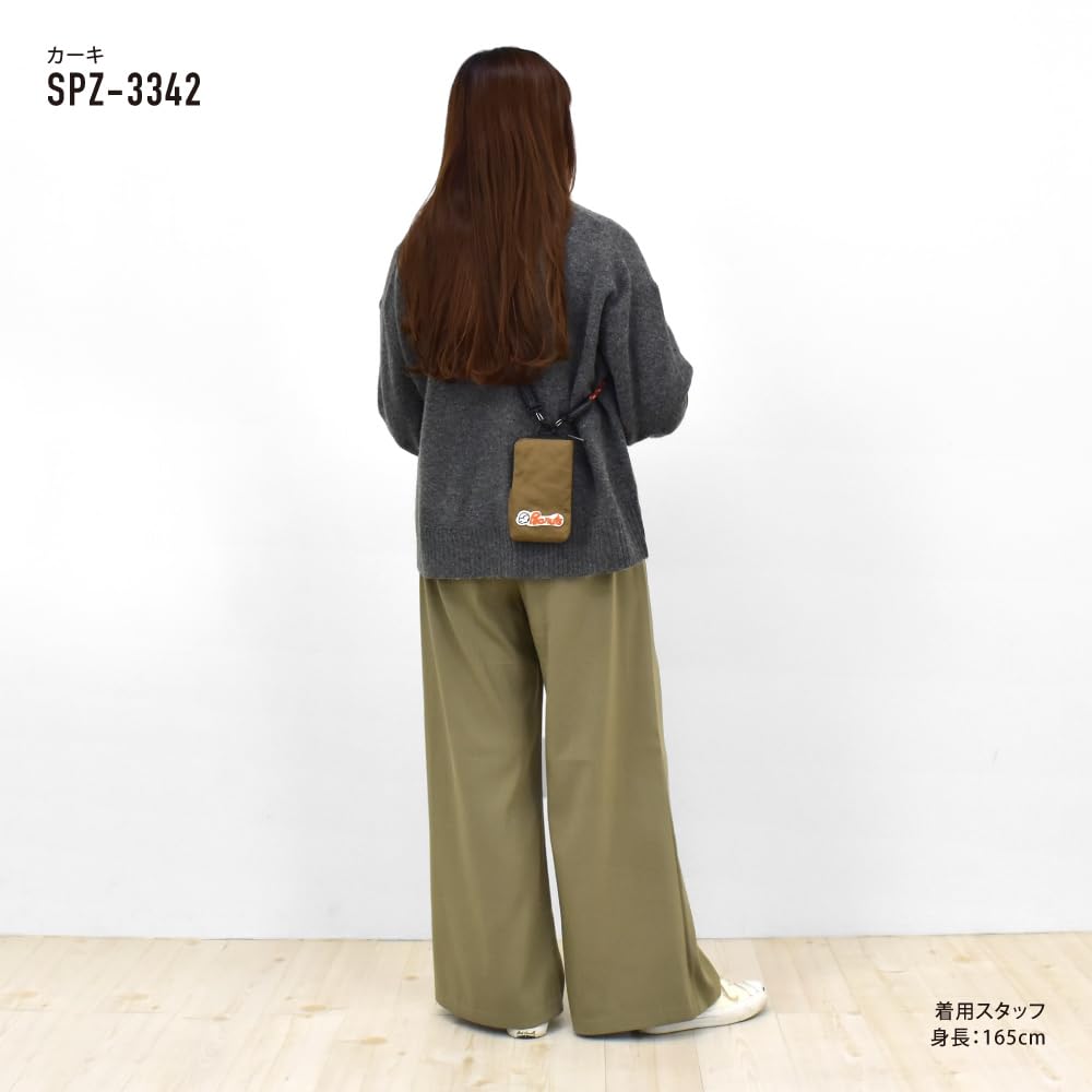 Smartphone Shoulder Smartphone Mini with Water Mobile For Cute 0378 Khaki [Snoopy] Bag, Pouch, Bag, Shoulder, Repellent, Shoulder, Commuting, School,