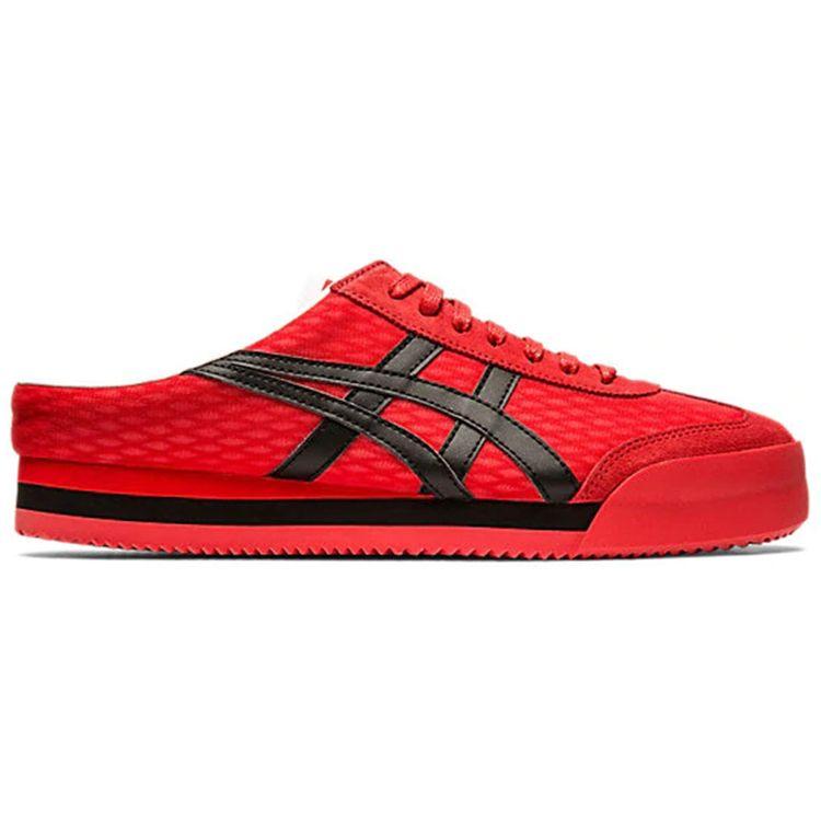 Onitsuka Tiger California 78 Sabot Comfortable Breathable Durable Low Top Lifestyle Casual Shoes Unisex sneaker Red Black 1183A640-606