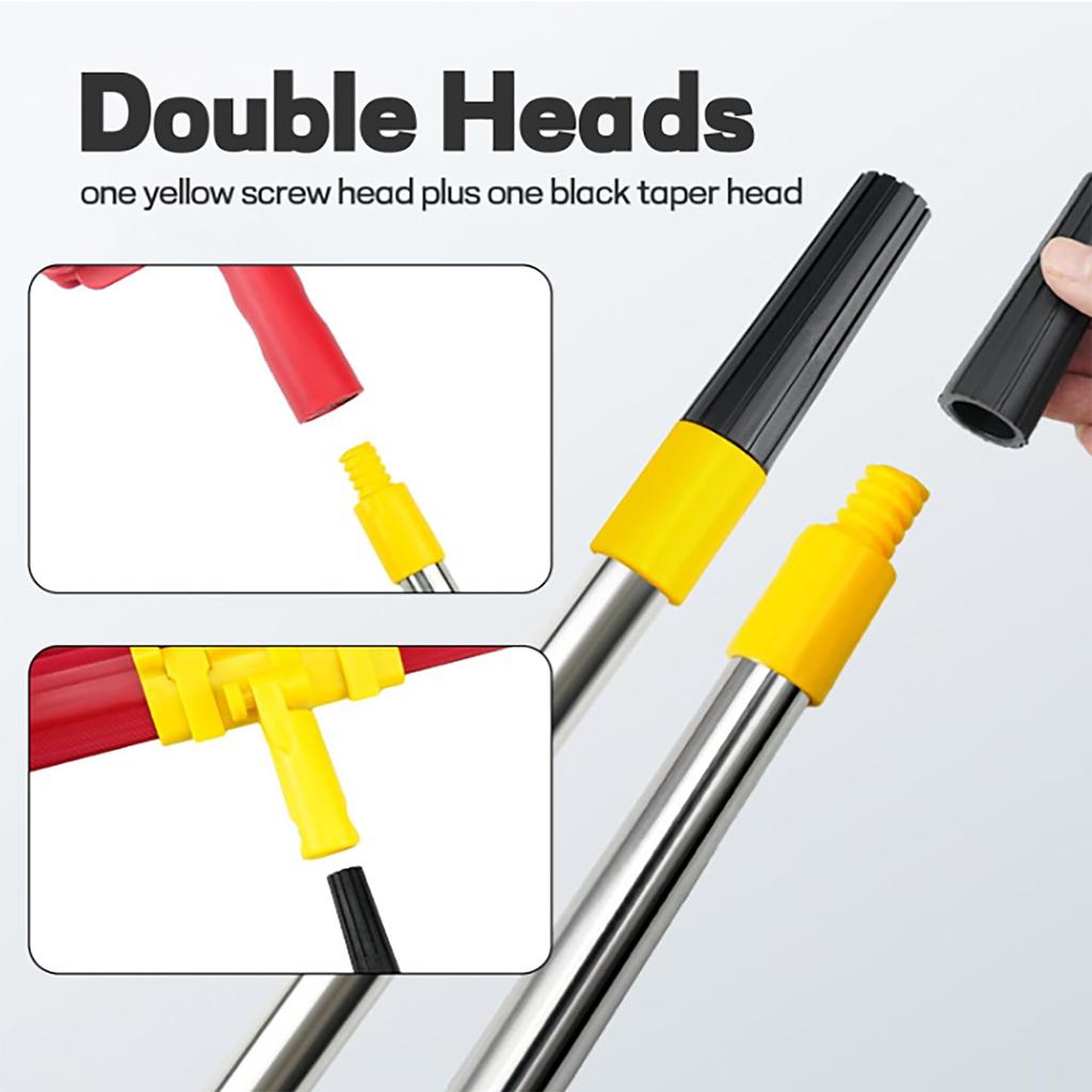 Extendable Paint Roller Poles Multipurpose Extension Poles Paint Roller Handle Set for Painting Window & Gutter Cleaning