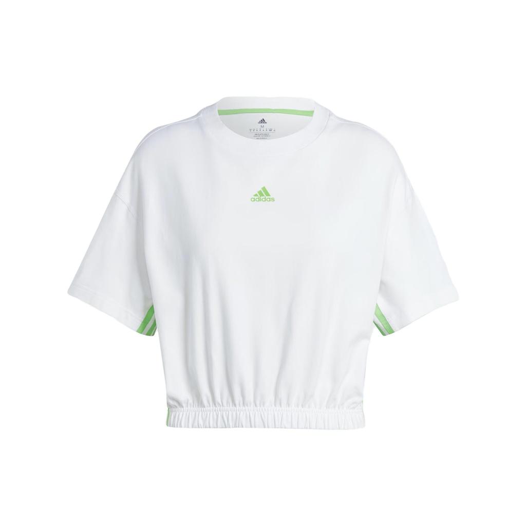 Adidas T Shirts Women's White Crew Neck Moderate Other IM4977