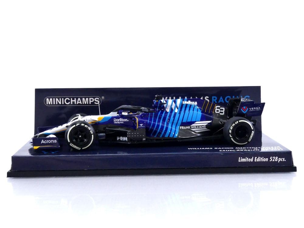 Minichamps Williams M FW43B Russell SAU GP2021 Completed Product 1/43
