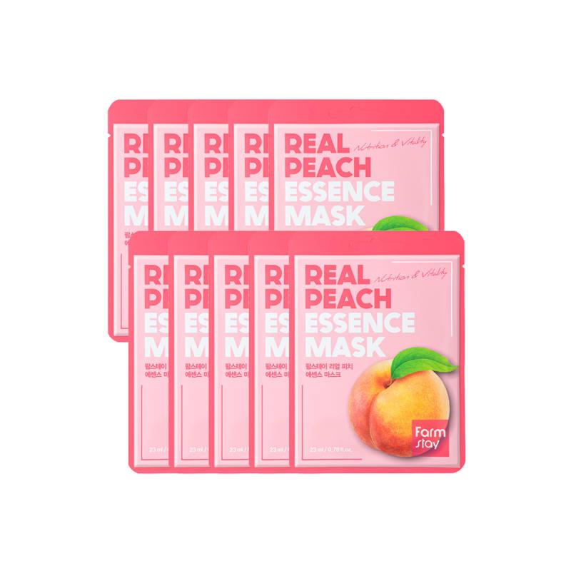 Real Peach Essence Mask Pack (10 Sheets)