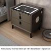 Smart Bedside Table with Storage - Compact Bedroom Cabinet