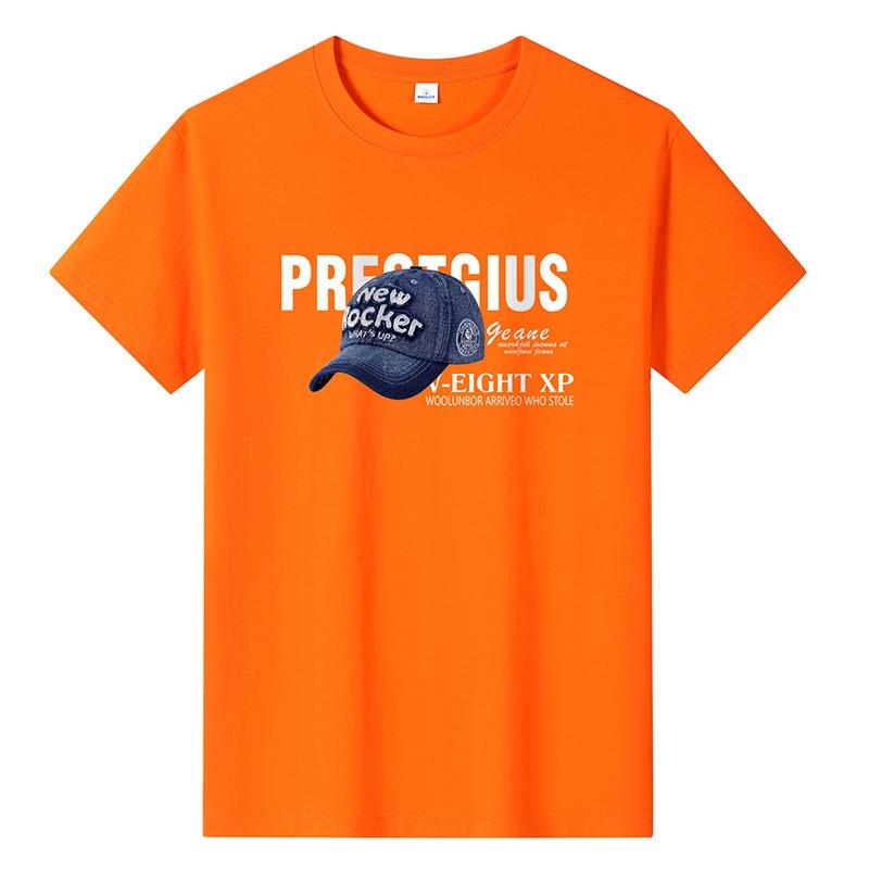 IHUASU Men's Fashion Casual Summer Spring O-Neck Short Sleeve Blouses & Shirts Elegant
