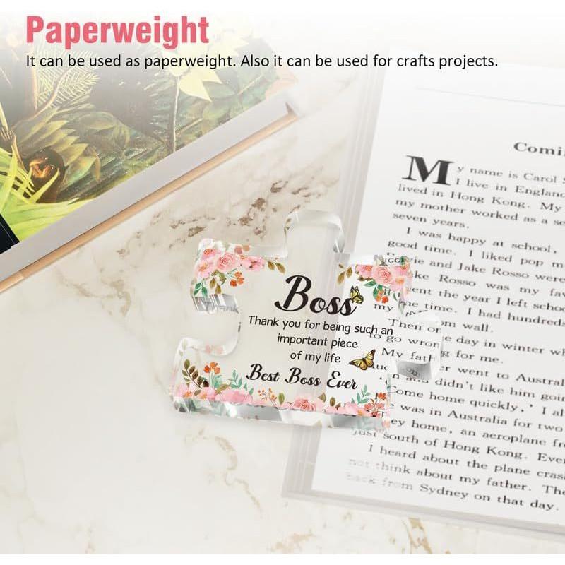 Puzzle Acrylic Engraved Shape Artwork For Birthday Thanksgiving Decorations