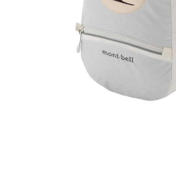 MONTBELL 6L Bear Pack Bear Logo Backpack Nylon White Kids' Style