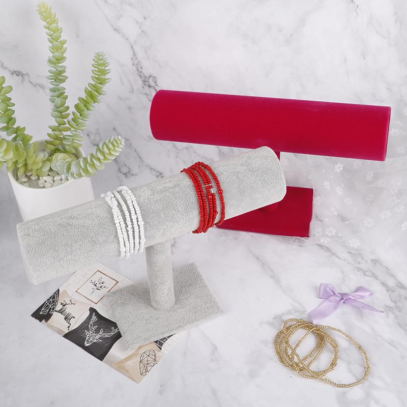 T Bar Velvet Hairband Headband Holder Retail Shop Display Stand Rack Holder