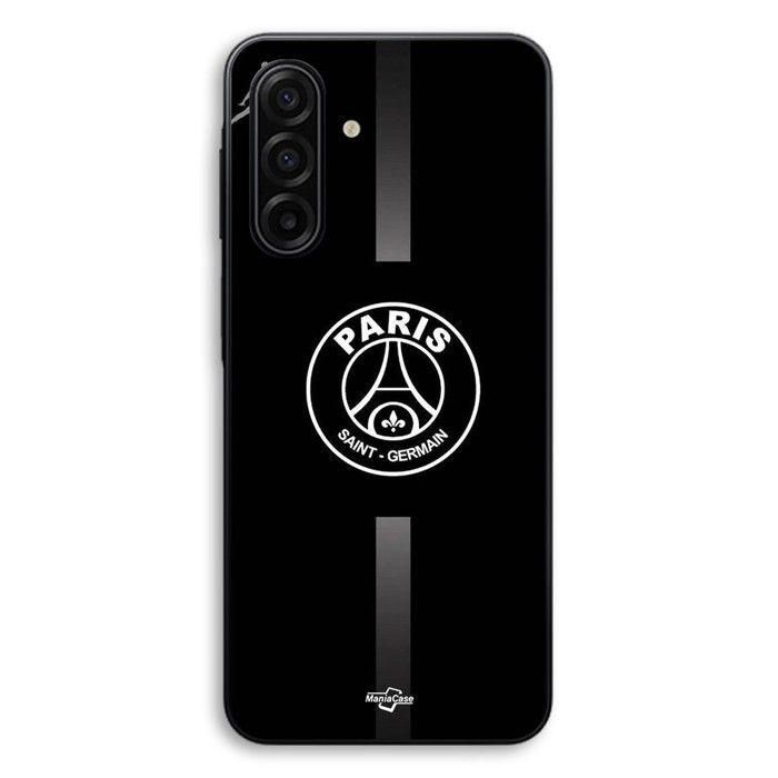 Coque Pour Samsung Galaxy A17 PSG logo jordan gris fond noir Maniacase