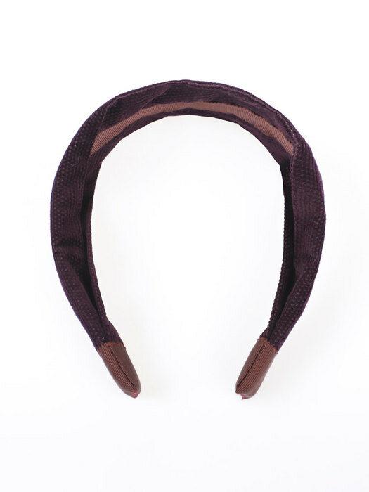 

SAIMI JEON SAIMI SIGNITURE CORDUROY HAIR BAND burgundy F
