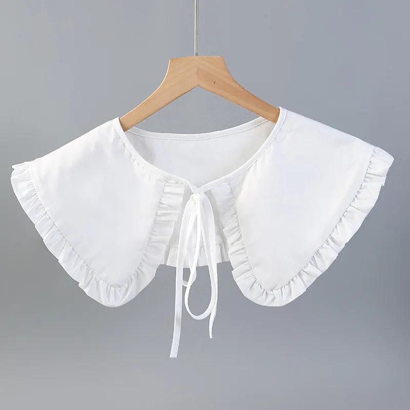 Perfect Match Korean Women'S False Collar Shawl For Sweater Blouse Tops Shirt Detachable Collars Female Removable Fake Collar Accessory