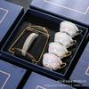 High-end Exquisite Bone China Coffee Cups for Couples Golden Galaxy Souvenir Afternoon Tea Tea Set Ceramic and Ceramic Tableware