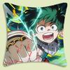 Anime Hunter x Hunter Pillow Covers Cartoon Sofa Decorative Home Doublesided Printing Short Plush Cute Cushion Cover