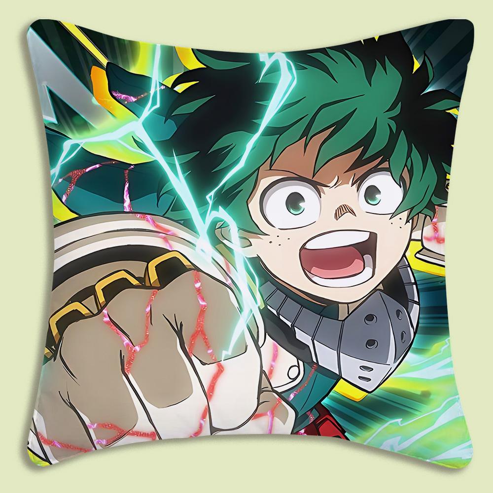 Anime Hunter x Hunter Pillow Covers Cartoon Sofa Decorative Home Doublesided Printing Short Plush Cute Cushion Cover