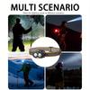 Mini LED Induction Headlight Rechargeable Headband with Adjustable Angle Searchlight for Hiking, Maintenance, Reading, Emergency Use