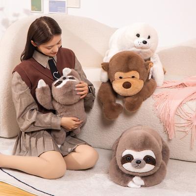 New Sloth Plush Toy Figurine, Monkey Doll, Soft Dog Plush Toy, Gift