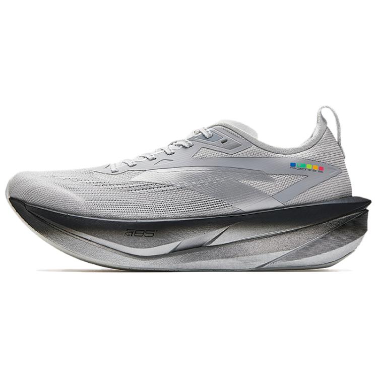 Anta 2nd Zone Heart Rate 85 Professional Cushioning Running Shoes Men Running Shoes Mud-Lime Sand-Gray 112625556-5 40