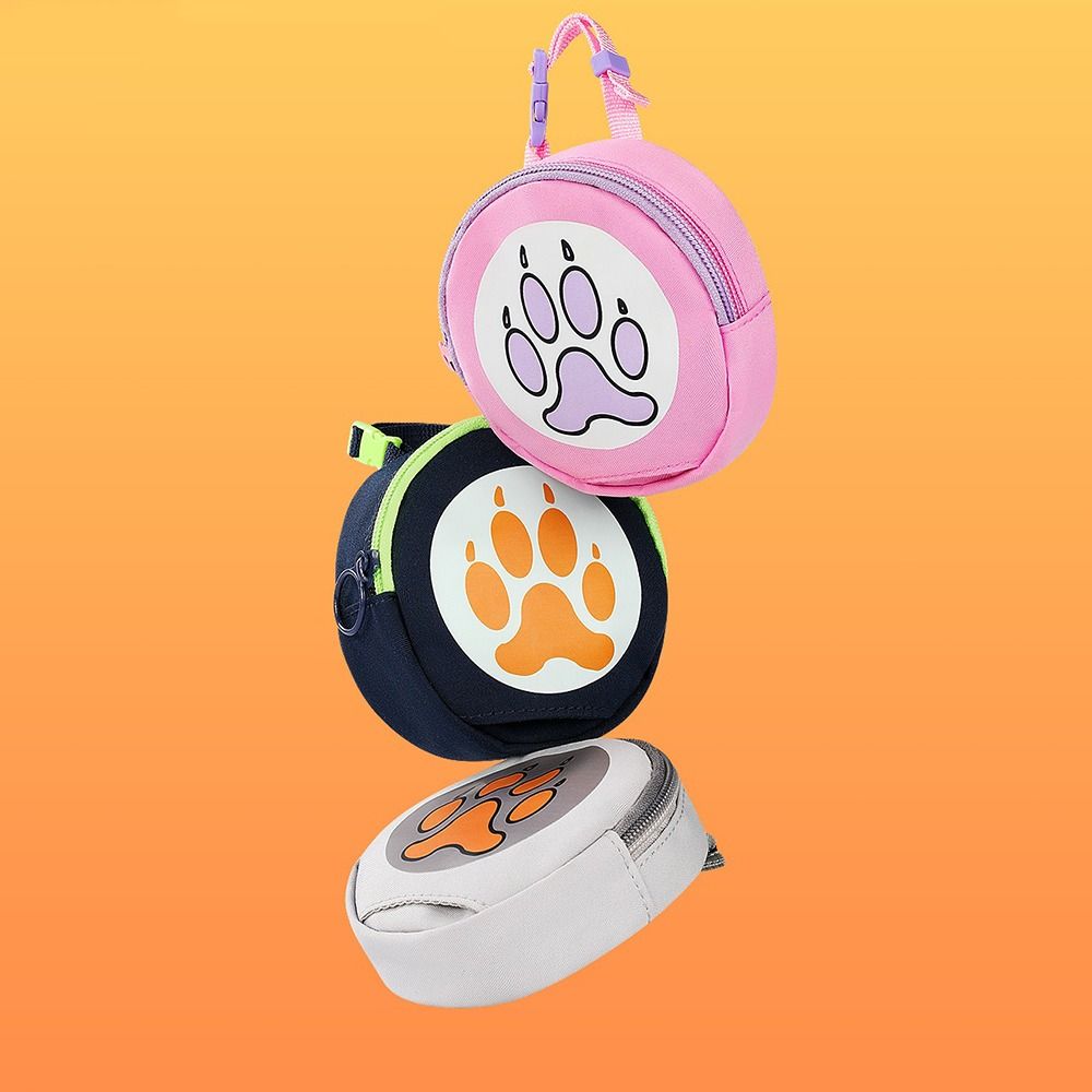 Portable Pet Training Bag Large Capacity Waterproof Dog Snack Bag Leak-proof Buckle Type Dog Treat Bag Pet Feeding Dispenser