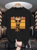 Unisex S Short Sleeve T Shirt Retro Giraffe Sunglasses Graphic Tees Vintage Animal Print Casual Soft Summer Streetwear Tops For Unisex