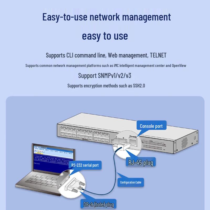 H3C S5130V2-28S-LI Enterprise Managed Network Switch
